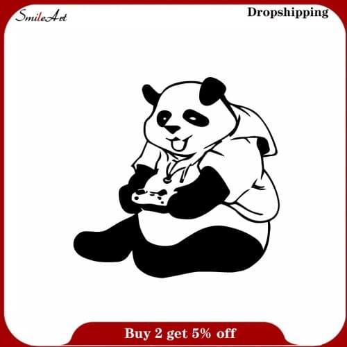 3D panda Sticker Waterproof Vinyl Wallpaper Home Decor vinyl Stickers Room Decoration