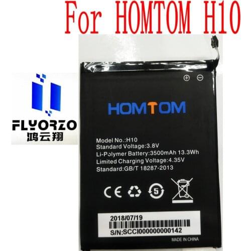 New High Quality 3500mAh HOMTOM H10 Battery For HOMTOM H10 Mobile Phone