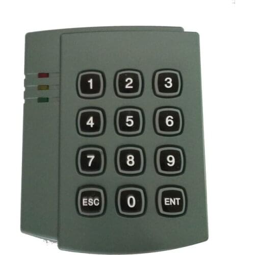 Free shipping, proximity Keypad IC card reader with wiegand 26/34 output,suit for Access Control,sn:08F-IC ,min:5pcs