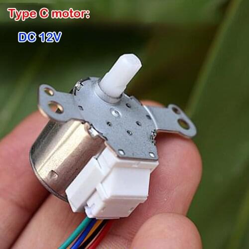 Nidec DC 12V 4-phase 5-wire Micro 20mm Stepper Motor Mini Gear Geared Motor for Air Conditioner Swing Head Monitoring Equipment