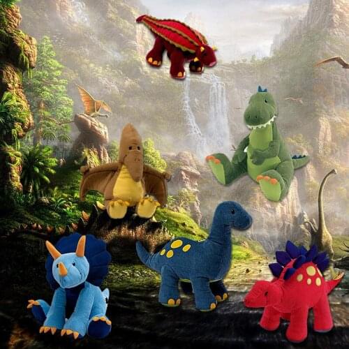 Kids Soft Cute Plush Toy Creativity Cartoon Dinosaur Stuffed Toy Children Birthday Gift Christmas Gift Juguetes Plushies BC50MR