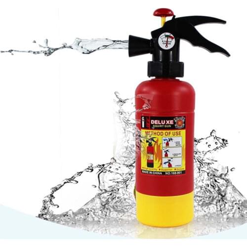 Kids Firefighter Toy Fire Extinguisher Water Blasters Children Fireman Role Play Cosplay Outdoor Toys Extinguisher Water Guns