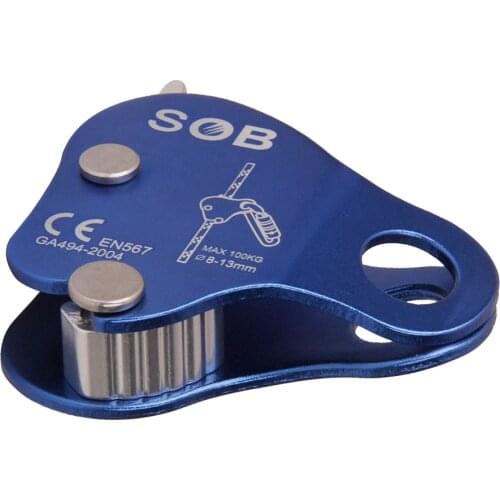 24KN Rock Climbing Caving Rappelling Rope Grab Protecta