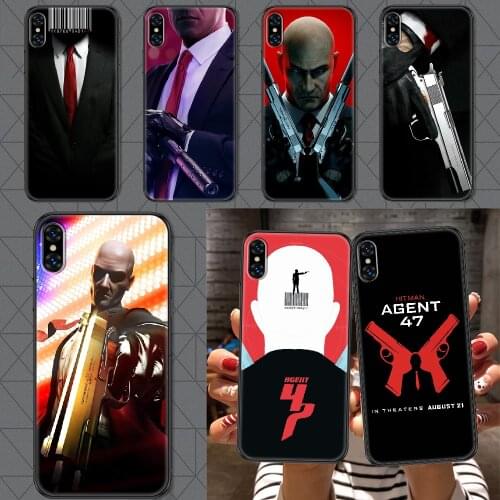 Game Hitman Agent 47 Phone Case Cover Hull For iphone 5 5s se 2 6 6s 7 8 12 mini plus X XS XR 11 PRO MAX black pretty shell tpu