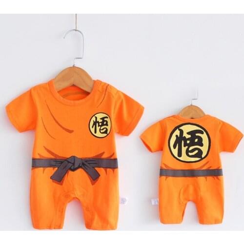Anime Costume Baby Boy Clothes Newborn Rompers 100% Cotton 0 3 6 9 12 18 24 Months Infant Jumpsuits Cartoon New born Clothing