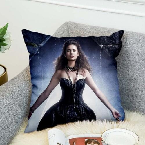 The Vampire Diaries Pillow Case Polyester Decorative Pillowcases Throw Pillow Cover style-5