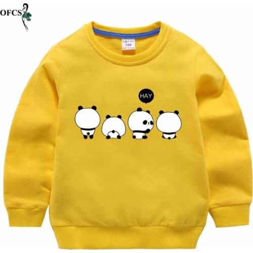 Spring Autumn New Cartoon Pullover Tee Kids Long sleeve T-shirt knit sweater Tops Boys Girls Child Baby Clothes 10 color Size12T