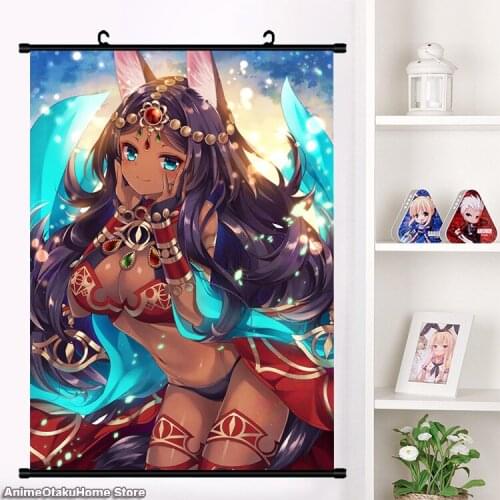 HOT Anime Game Fate/Grand Order Queen of Sheba HD Wall Scroll Roll Print Painting Poster Collectible Collection Art Gift 60*90cm