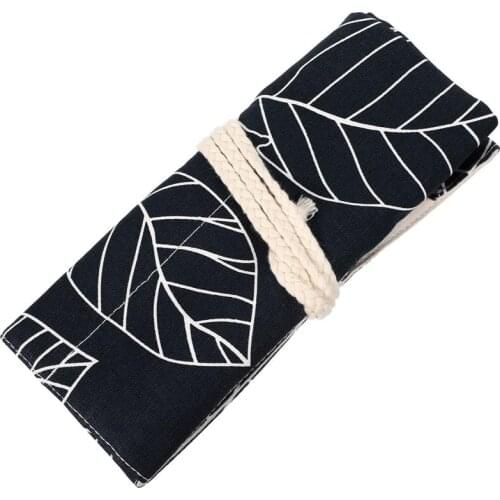 Portable Cosmetic Case Rolling Case Brush Rolling Bag Cosmetic Container Makeup Brush Pouch