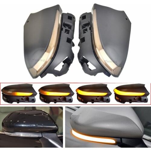 Sequential Flashing Mirror Lamp LED Turn Signal Light Dynamic Blinker For Toyota Camry XV70 C-HR CHR Prius XW50 PHV 2018 2020