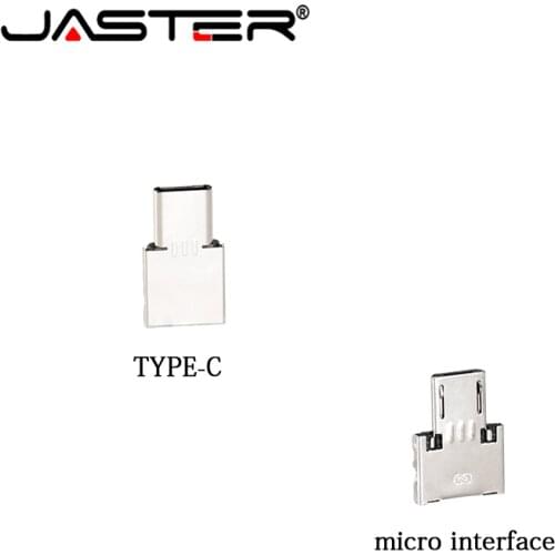 JASTER mini flash disk interface conversion Metal TYPE-C interface conversion & micro interface conversion for Android only mobi