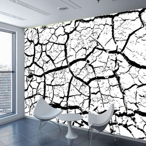 ShineHome-Large Modern Abstract 3d Black White Marble Brick Wallpaper Wall Murals Rolls Paper Wallpapers for 3 d Living Room