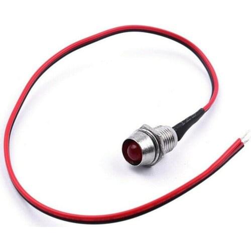 Indicator LED Light Bulb Lamp Parts Pilot Dash Panel Red Replacement Warn Light Accessories