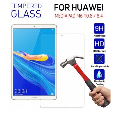 Tempered Glass for Huawei Mediapad Mediapad M5 10 Pro M6 10.8 Screen Protective Film Tablet Screen Protector for Huawei M6 8.4