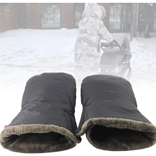 Winter Pram Hand Muff Baby Carriage Pushchair Warm Hand Cover Buggy Clutch Cart Muff Glove Stroller Accessories