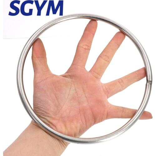 1pcs 304Stainless Steel Big O Ring 70/90/100/120/200/250mm outer Diameter 8/10/12mm Thickness Strapping Welded Round Rings