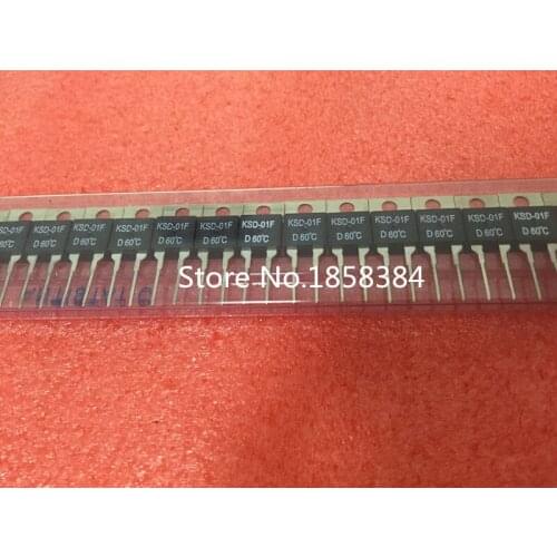 10pcs Thermostat Temperature Switch 60 C NC KSD01F