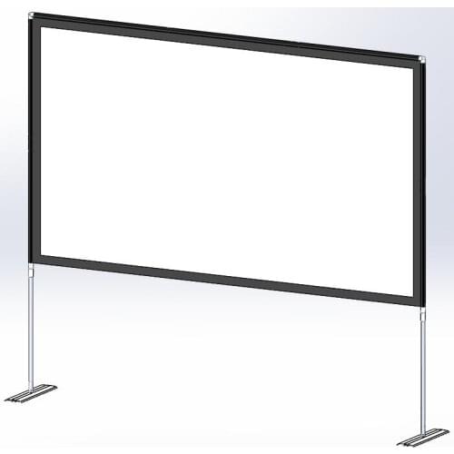 100 Inch New Portable Outdoor Foldable Projector Screen With Carry Bag