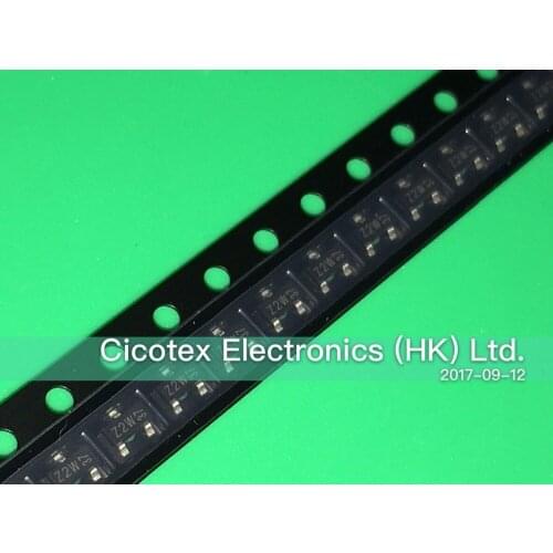 100pcs/lot BZX84-C5V1 SOT23-3 DIODE ZENER 5.1V 250MW SOT23 Z2W BZX84C5V1 PHSBZX84-C5V1