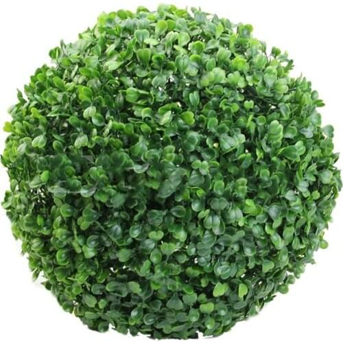 15-40 cm Green Plastic Plant Ball Decoration Home Outdoor Wedding Party Decoration Plants Grass Ball Ornament Artificial Moss