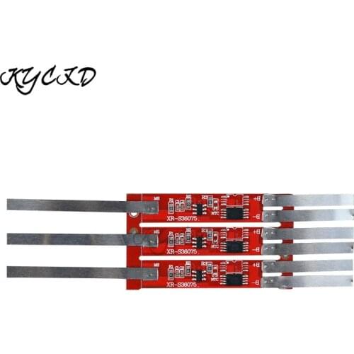 5 PCS/Lots BMS 2S 7.4V 3A 18650 Battery Charging Protection Board 18650 Battery BMS with Solder Belt Strip