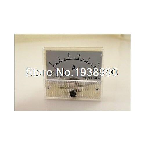 Analog AMP Current Panel Meter DC 0~5A 85C1 Ammeter