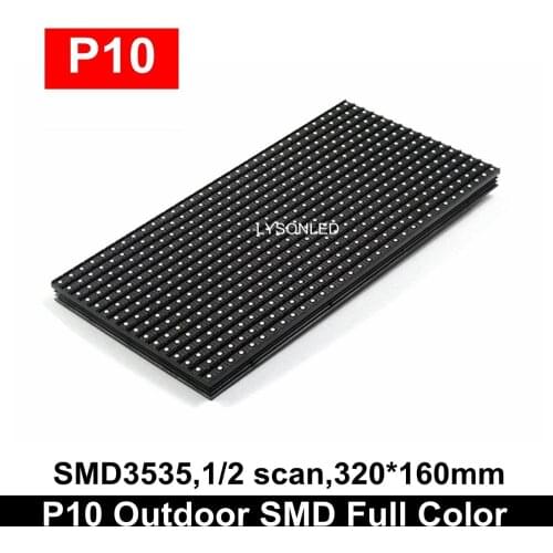 Free Shipping P10 Oudoor Full Color LED Module 320x160mm High Brightness