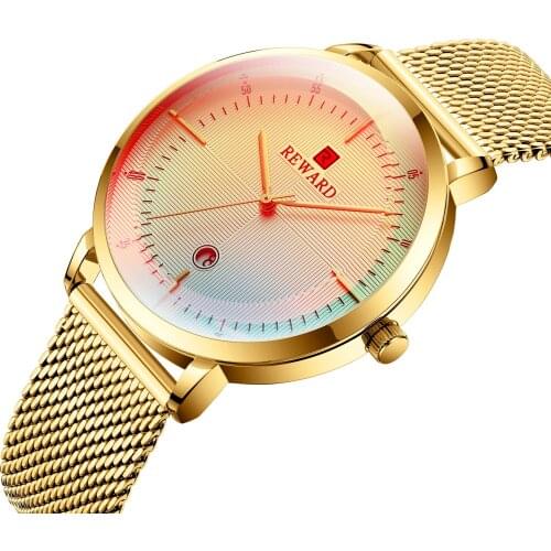 Dance Jockey Mens Gold Watch