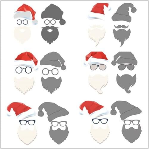 Santa Claus style metal cutting dies cut die mold new Scrapbook paper craft Merry Christmas blade punch stencils dies Embossing