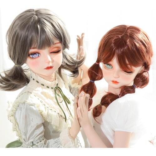 DOLLKII-AE) Quality Handmade Female Girl Resin Half Head Cosplay Japanese Role Play BJD Kigurumi Mask Crossdresser Doll Mask