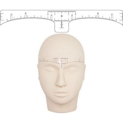 Microblading Disposable Accurate Ruler Permanent Makeup Tebori Eyebrow Shaping Tools Tattoo Measurement Rulers Sticker 20pcs