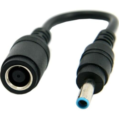 Female 7.4mm x 5.0mm to 4.5mm x3.0mm Male Charger Adapter Power Connector Converter Cable DC Jack for Dell Hp