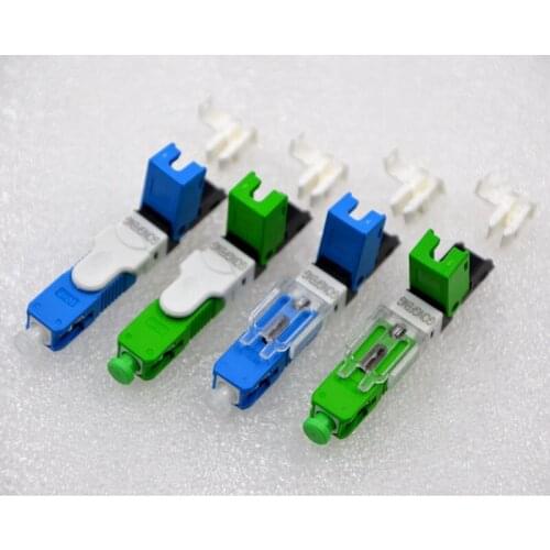 GONGFENG NEW Hot Selling 100PCS Optic Fiber Quick Connector FTTH SC Single Mode Fiber Optic Fast Connector Special Wholesale