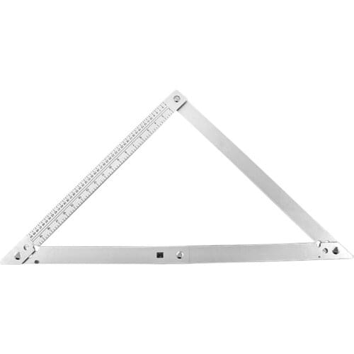 Aluminum Alloy Mitre Angle Measuring Tool,Mutifunction 45/90 Degree Angle Woodworking Square Ruler Gauge Measure Ruler