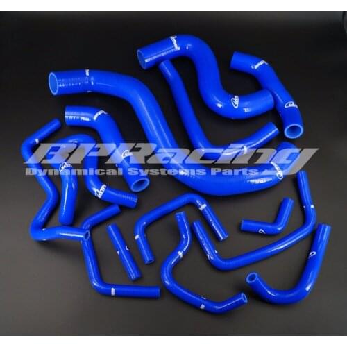 SILICONE RADIATOR HOSE KIT FOR Nissan Skyline GTR35 14PCS BLUE 2008 up