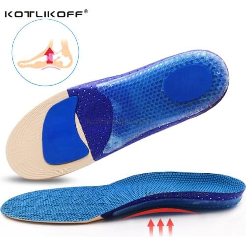 KOTLIKOFF Elastic Shock Absorbing Shoe Insoles Breathable Honeycomb Sneaker Inserts Sports EVA Shoe Insole Orthotic Shoes Soles