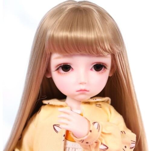 New BJD dolls SD dolls 1 / 6 dolls potato yellow skirt suit lady style joint dolls lifelike resin Doll Christmas gift