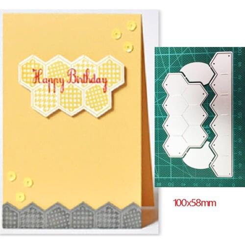 Craft dies metal cutting dies cut die honeycomb frame decoration Scrapbooking dies paper knife mould blade punch stencils dies