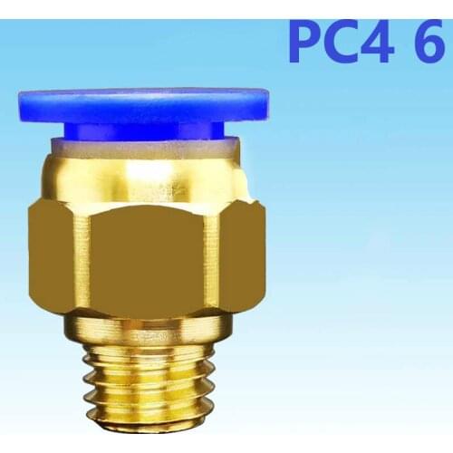 Metric Pneumatic Mold Quick Connector PC4-M5 M6 M8m10m12m14 Coarse Teeth Fine Teeth Pipe Joint