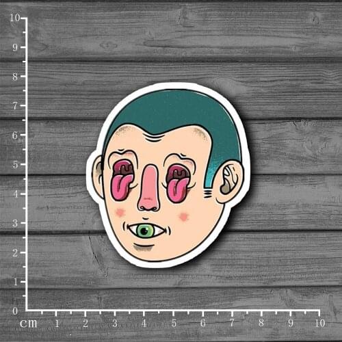 Min.order is $10(mix order)Exclusive Tongue eyes waterproof suitcase stickers luggage stickers laptop stickers