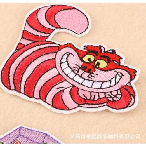 50pcs/Lot Unicorn Embroidery Patches Letters Clothing Decoration Accessories Diy Iron Heat Transfer Applique Stranger Things