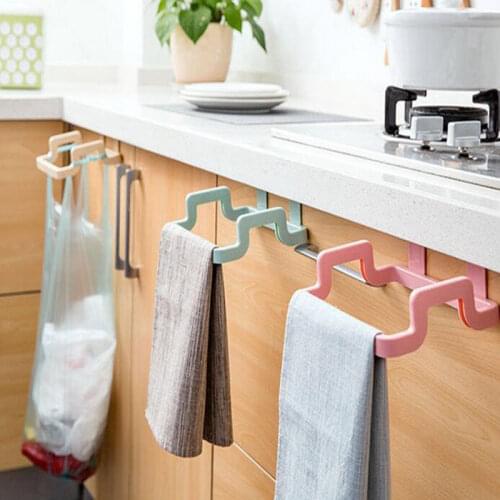 Portable Hanging Trash Bag Plastic Garbage Bag Holder Storage Rack Rubbish Bag Holder Garbage Bag Rack Kitchen Gadgets