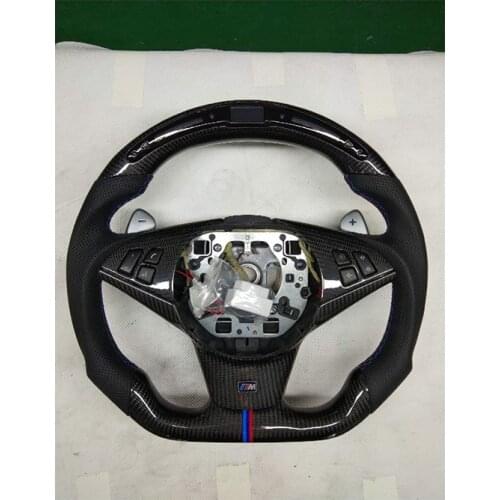 Carbon Fiber Steering wheel With Led For bmw E64 M3