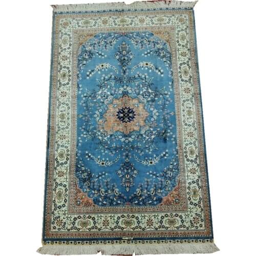 Seeykeep™ 3x5ft Rectangle Pure Silk Handknotted Oriental Rug-SK3036060