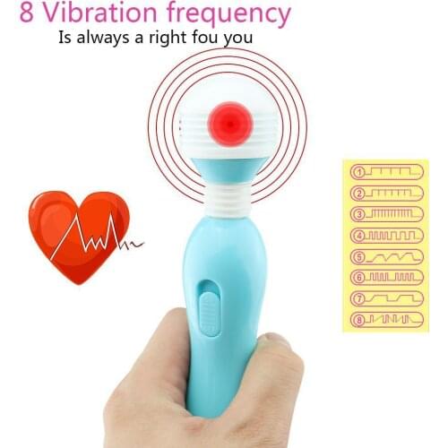 Small Cute G-Spot Vibrators AV Super Powerful Magic Wand Vagina Stimulation Clitoris Massager Sex Toys For Women Masturbation