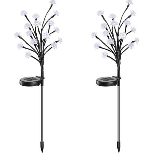 Solar Garden Lights Decorative Lights Outdoor Solar Flower Light Multicolor Solar Stake Light For Patio, Yard, Pathway