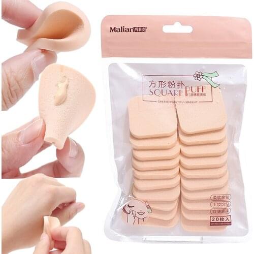 5/20pcs/bag makeup sponge powder puff facial facial beauty soft foundation and cosmetic powder puff BB cream makeup powder puff