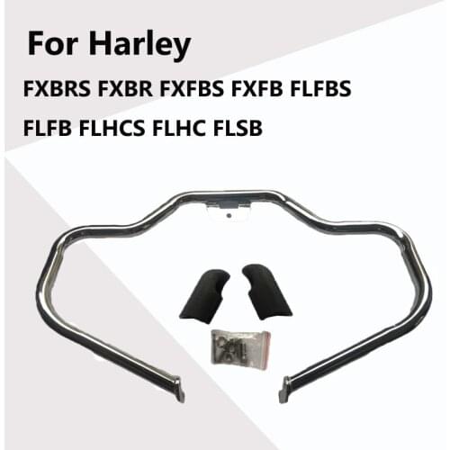For Harley Softail FXBRS FXBR FXFBS FXFB FLFBS FLFB FLHCS FLHC FLSB 2018 2019 2020 Motorcycle Engine Guard Highway Crash Bar
