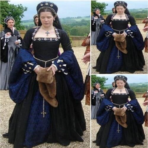 SC-1123 Victorian Gothic/Southern Belle Ball Gown Dress Halloween Reenactment Theater Victorian Edwardian dresses custommade