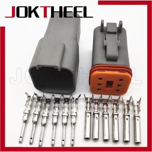 1/5/10/20 sets Kit TE Style Deutsch DT 6 Pin male female waterproof electrical wire connector plug DT04-6P DT06-6S